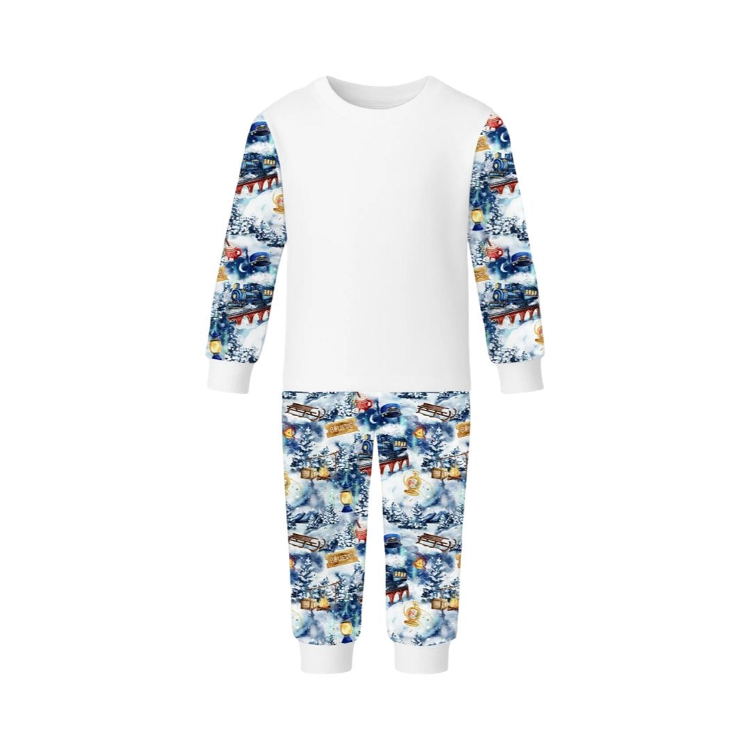 Blue theme Christmas Pyjamas
