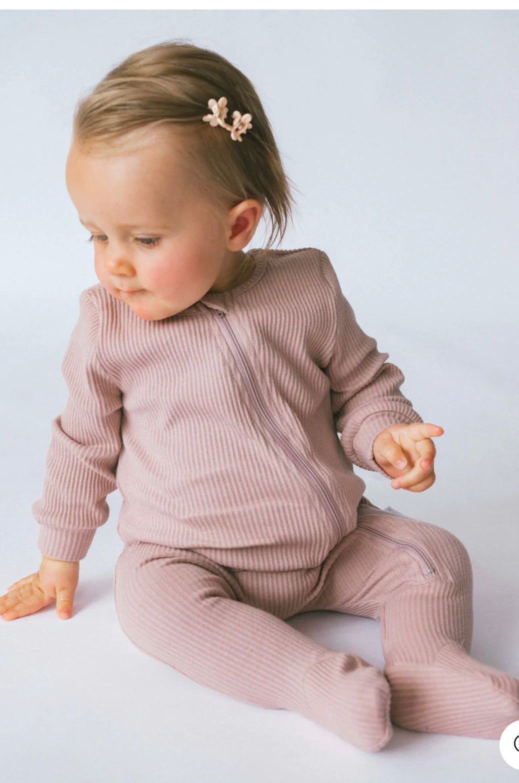 RIBBED BABY GROW LOUNGE ( For Personalising )