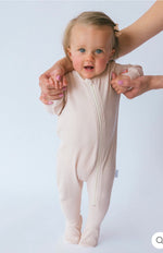 Load image into Gallery viewer, RIBBED BABY GROW LOUNGE ( For Personalising )
