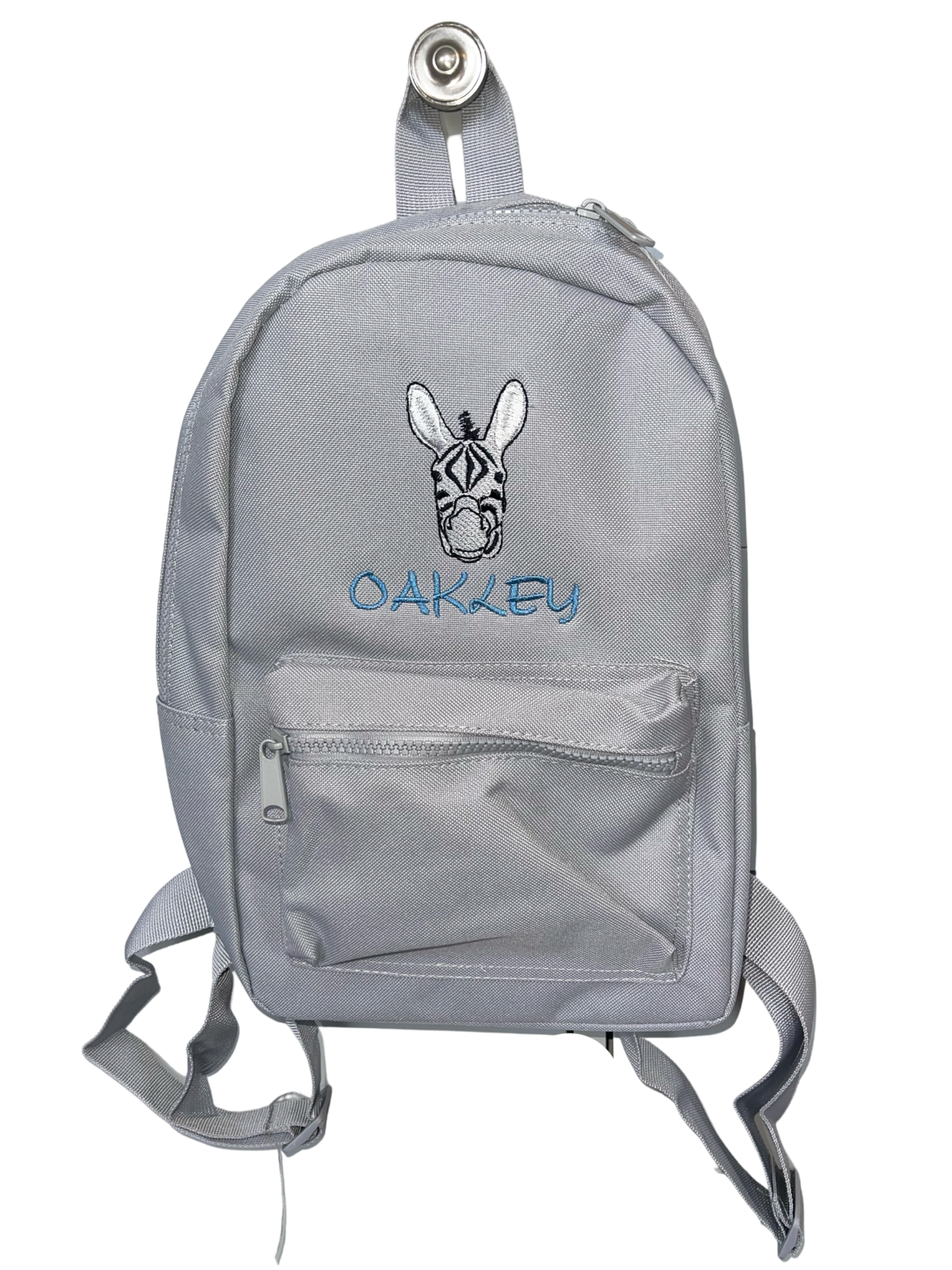 Giraffe - Personalised children’s backpack (White, Blue, Pink, Grey, Lilac, Mint)