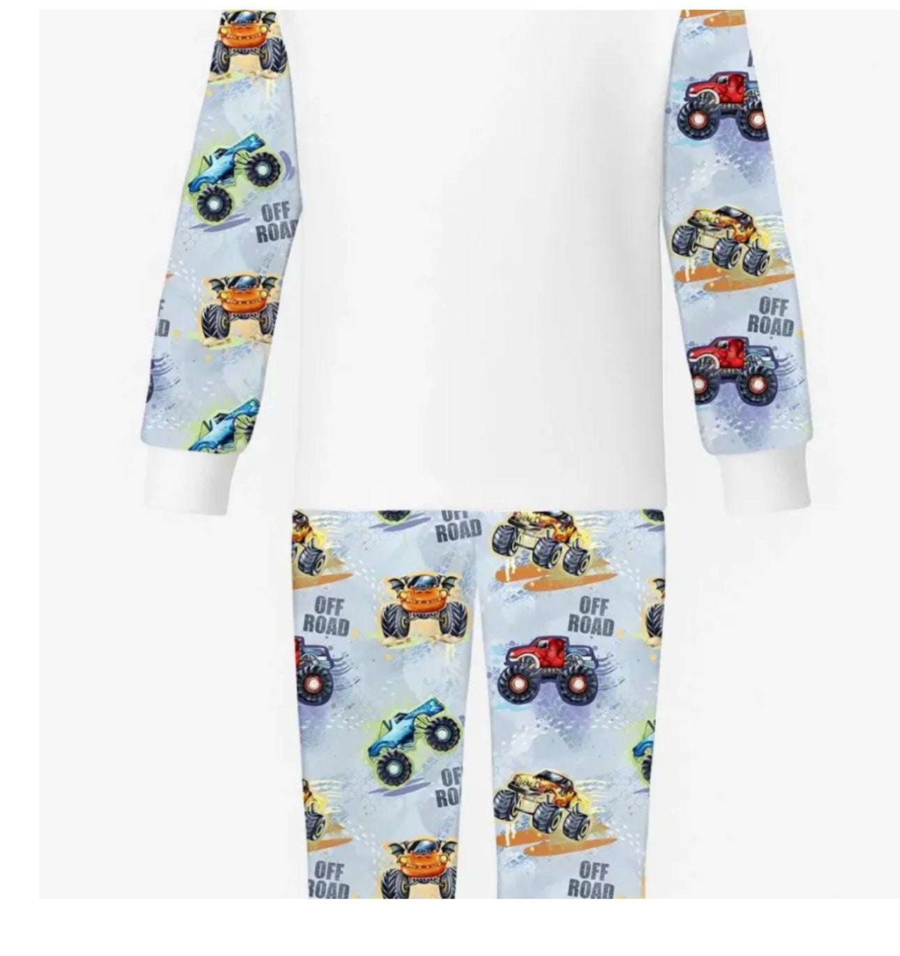 Monster truck Christmas Pyjamas