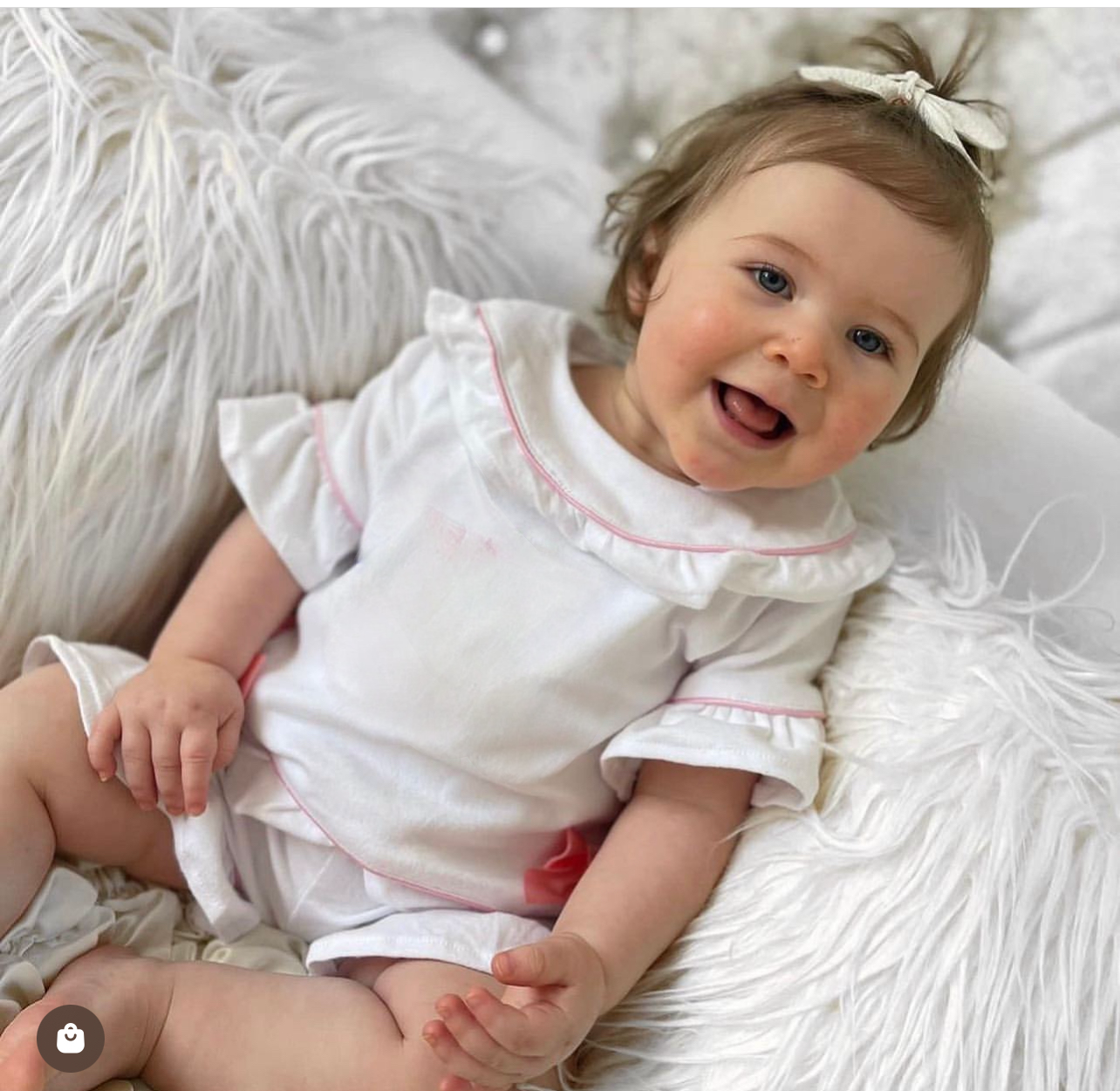 Girls  Luxe pyjamas - Summer Yellow or Pink (Choose your own Embroidery options available) 🤍