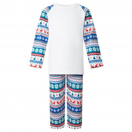 Reindeer print pyjamas for personalising