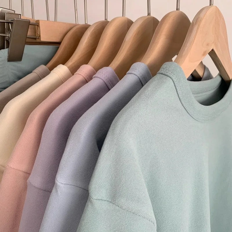 Same colour name, soft cotton oversized lounge set