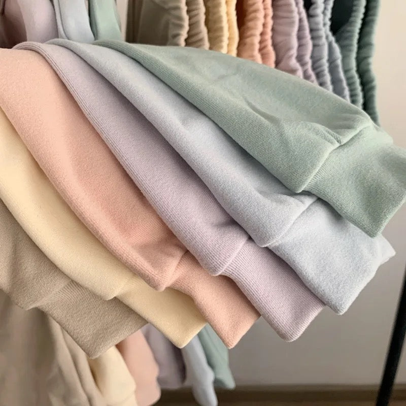 Same colour name, soft cotton oversized lounge set