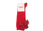 Load image into Gallery viewer, Condor Knee High Bow Socks (White, Pink, Red and Blue)
