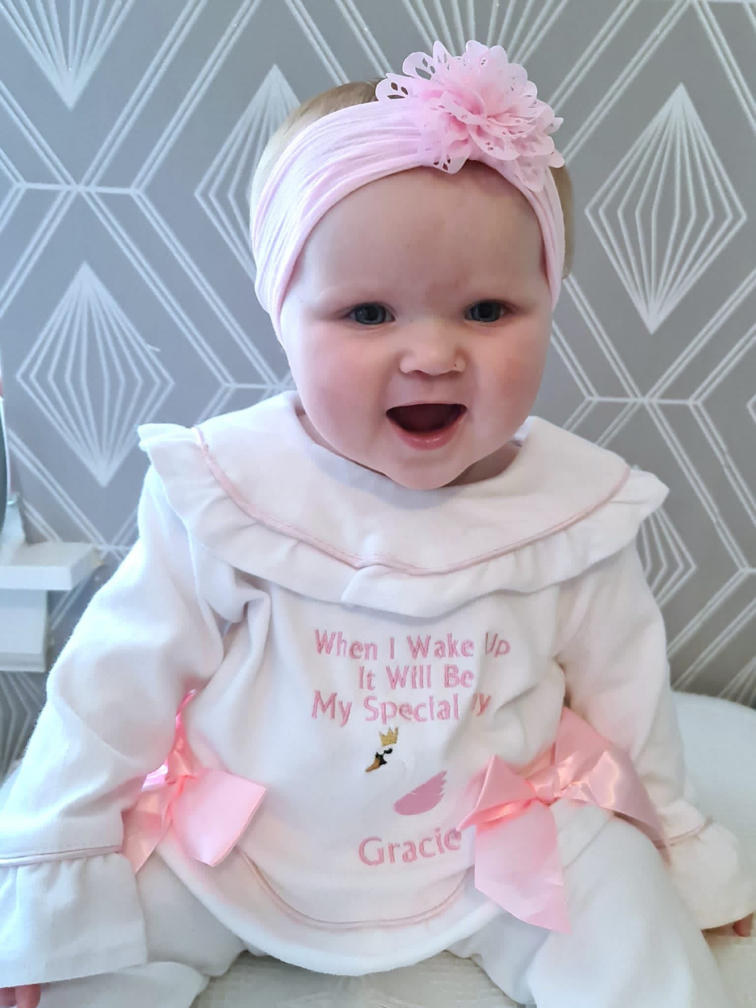 Girls Luxe pyjamas (Choose your own Embroidery options available) 🤍