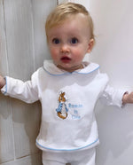 Load image into Gallery viewer, Boys Luxe pyjamas (Choose your own Embroidery options available) 🤍
