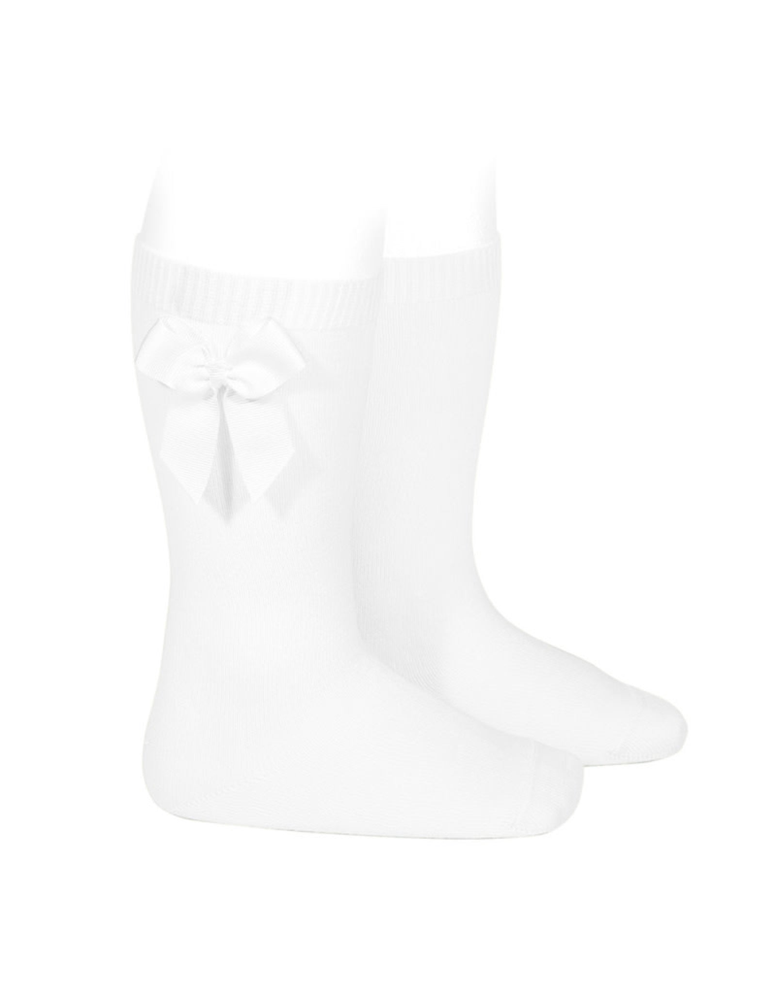 Condor Knee High Bow Socks (White, Pink, Red and Blue)