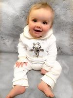 Load image into Gallery viewer, Boys Luxe pyjamas (Choose your own Embroidery options available) 🤍
