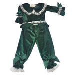 Load image into Gallery viewer, Girls Velvet Pyjamas - Red or Green
