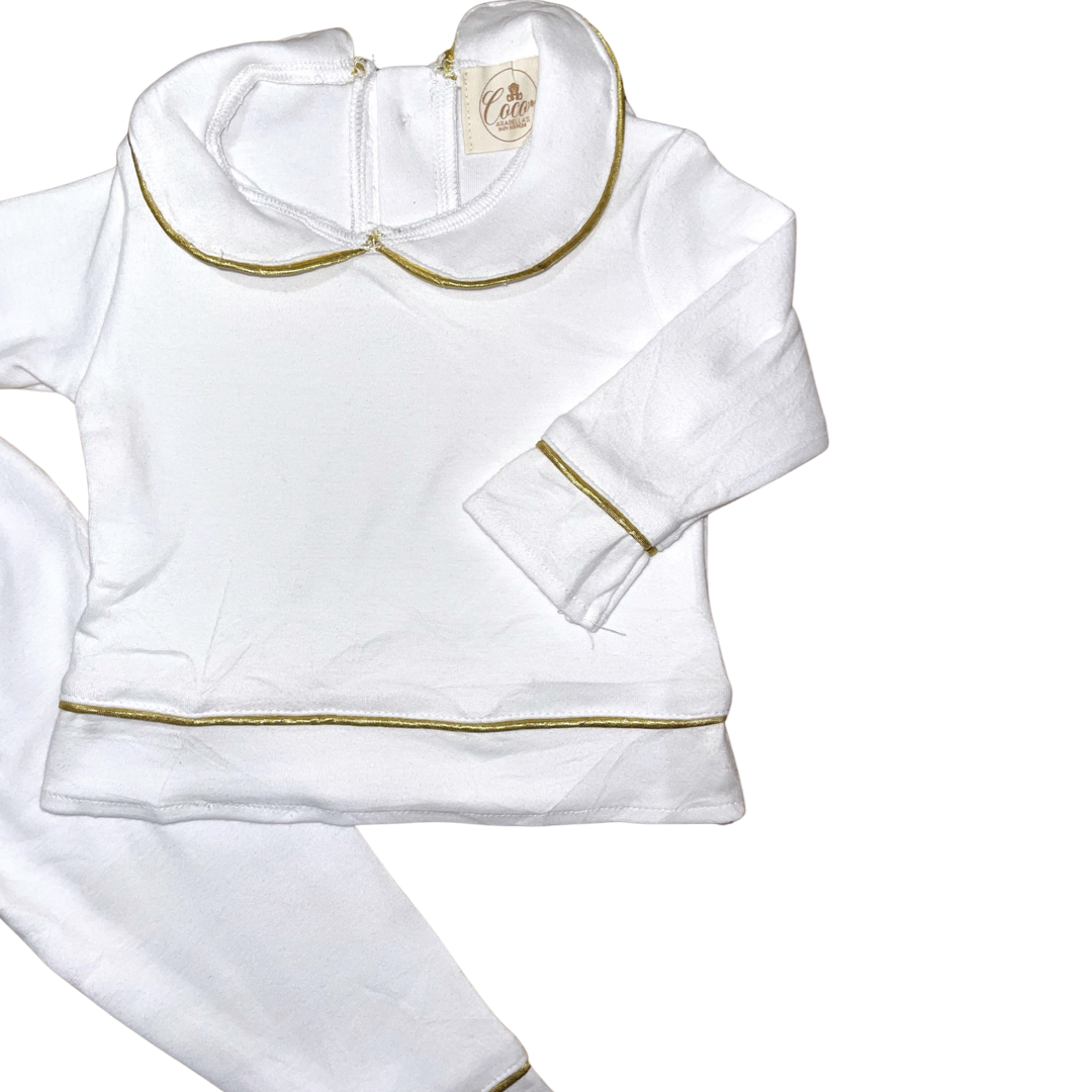 Boys Luxe pyjamas (Choose your own Embroidery options available) 🤍