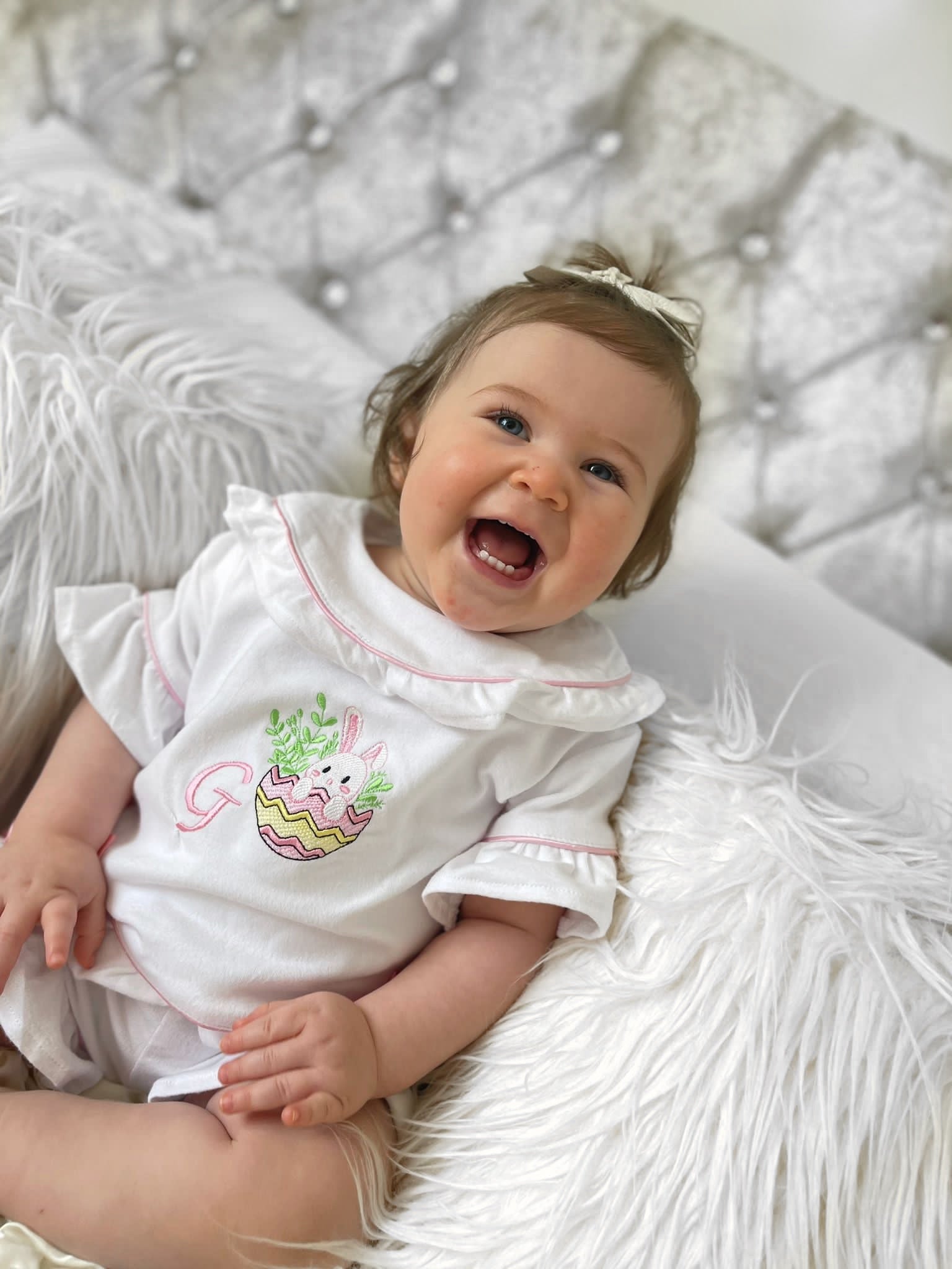 Girls  Luxe pyjamas - Summer Yellow or Pink (Choose your own Embroidery options available) 🤍