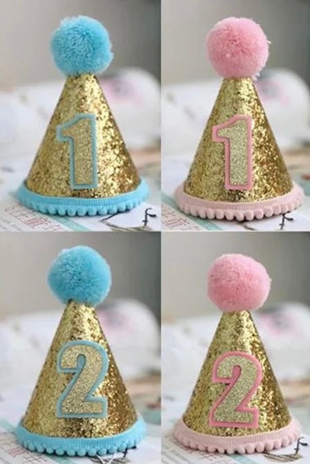 Birthday Hat (1,2,3,4 and 5 years)