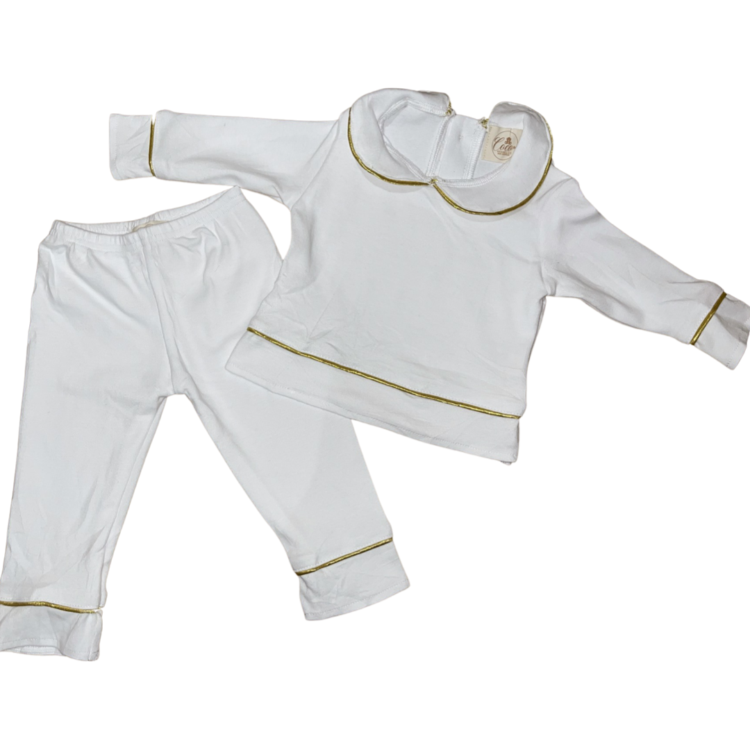 Boys Luxe pyjamas (Choose your own Embroidery options available) 🤍