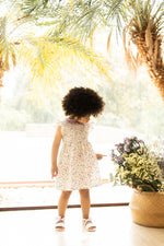 Load image into Gallery viewer, Nieva - Deolinda smocked, floral, tule detail dress
