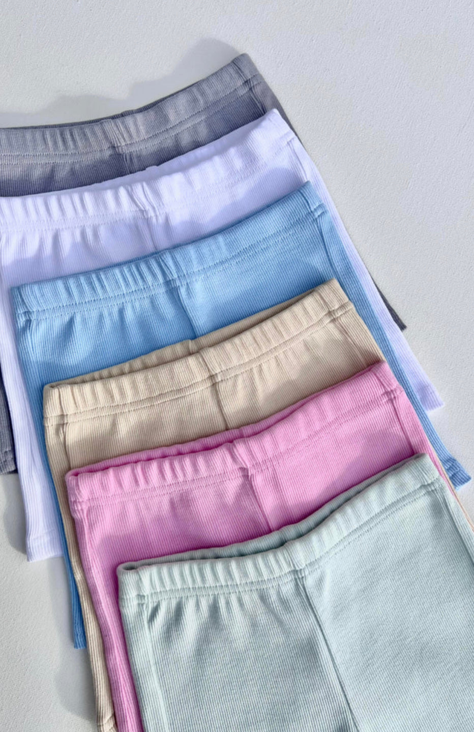 RIBBED SHORT LOUNGE SETS