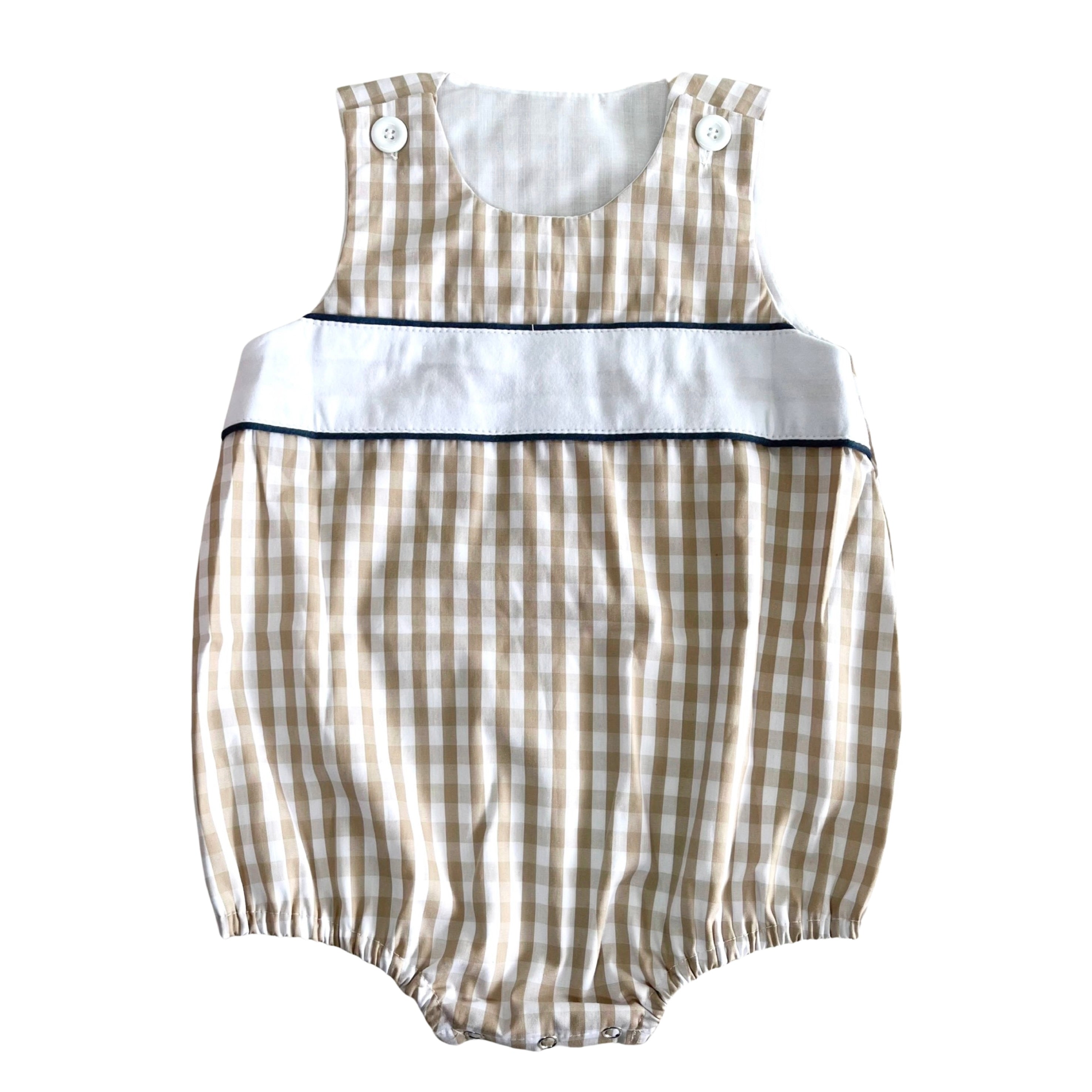 RUDIE- Check Romper