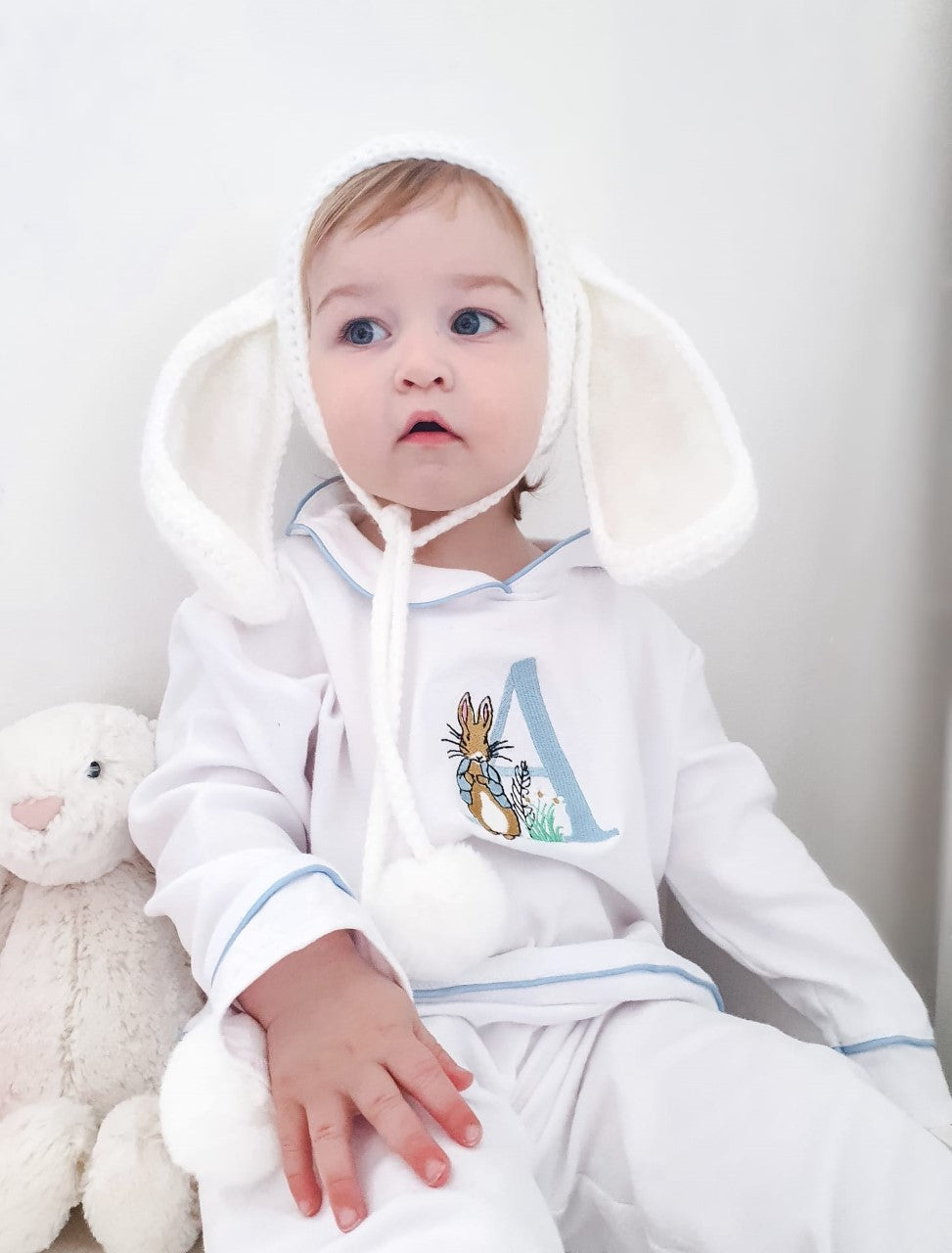 Boys Luxe pyjamas (Choose your own Embroidery options available) 🤍